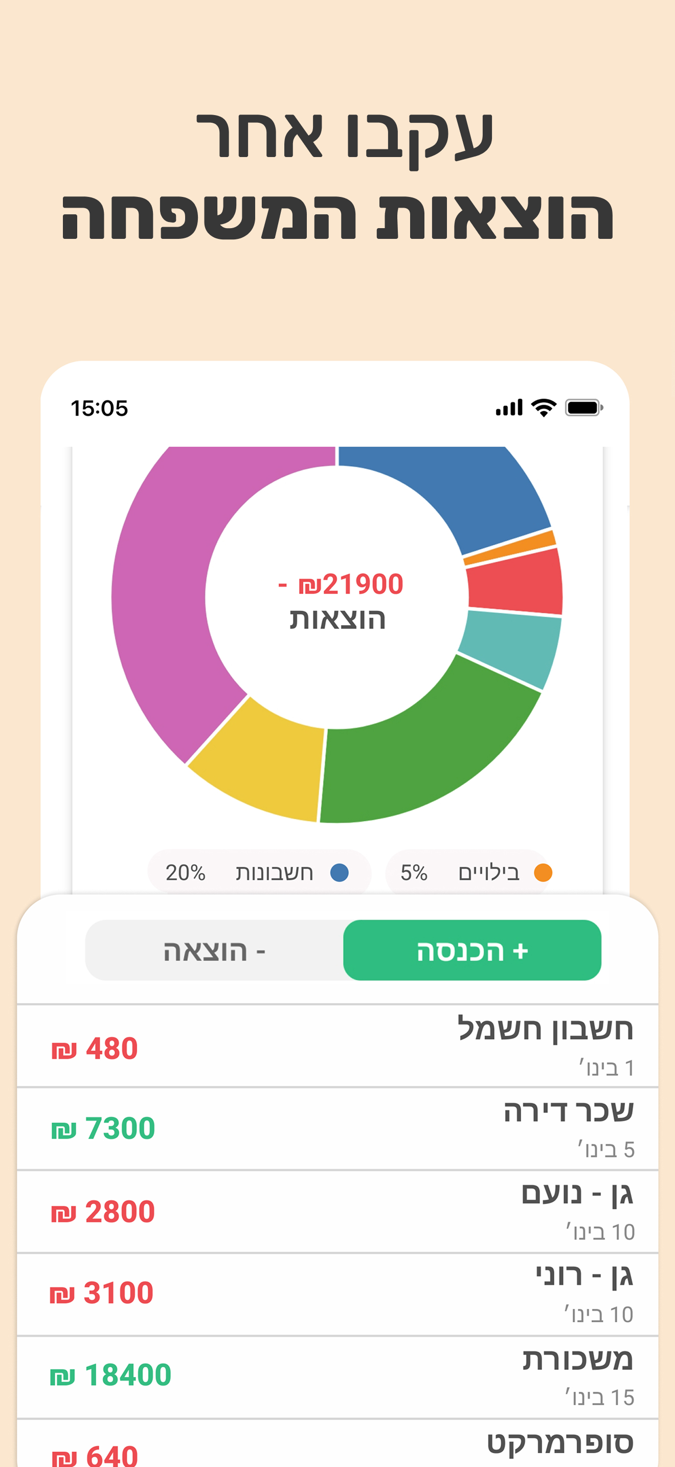 צילום מסך של תזכורות ומטלות בפלמילי