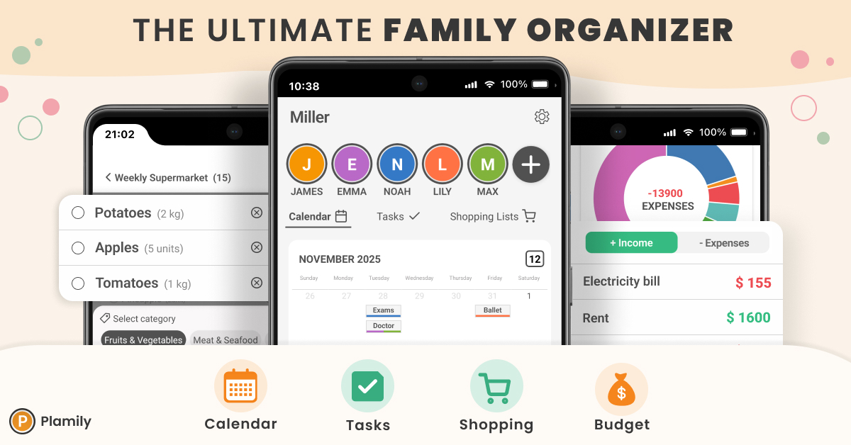 Plamily app banner